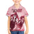 Kentucky Horse Racing 151st Personalized Family Matching Off Shoulder Long Sleeve Dress and Hawaiian Shirt Derby Watercolor Style - Pink LT7