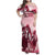 Kentucky Horse Racing 151st Personalized Family Matching Off Shoulder Maxi Dress and Hawaiian Shirt Derby Watercolor Style - Pink LT7