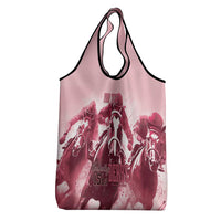 Kentucky Horse Racing 151st Personalized Grocery Bag Derby Watercolor Style - Pink LT7