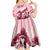 Kentucky Horse Racing 151st Personalized Kid Short Sleeve Dress Derby Watercolor Style - Pink LT7