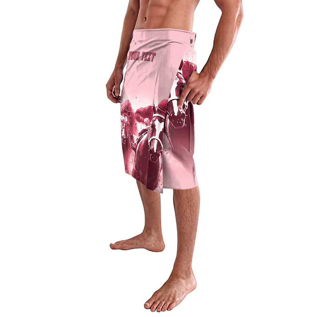 Kentucky Horse Racing 151st Personalized Lavalava Derby Watercolor Style - Pink LT7