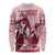 Kentucky Horse Racing 151st Personalized Long Sleeve Shirt Derby Watercolor Style - Pink LT7
