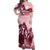 Kentucky Horse Racing 151st Personalized Off Shoulder Maxi Dress Derby Watercolor Style - Pink LT7