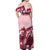 Kentucky Horse Racing 151st Personalized Off Shoulder Maxi Dress Derby Watercolor Style - Pink LT7