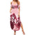 Kentucky Horse Racing 150th Personalized Summer Maxi Dress Derby Watercolor Style - Pink