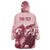 Kentucky Horse Racing 151st Personalized Wearable Blanket Hoodie Derby Watercolor Style - Pink LT7