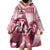 Kentucky Horse Racing 151st Personalized Wearable Blanket Hoodie Derby Watercolor Style - Pink LT7