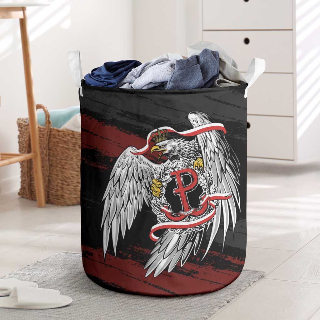 Polska Walczaca Crowned Eagle Laundry Basket Fighting Poland