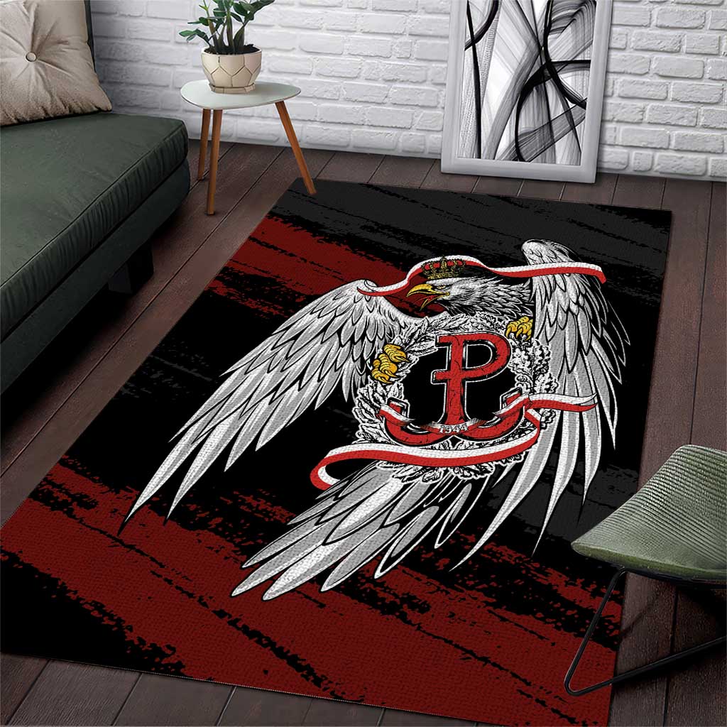 Polska Walczaca Crowned Eagle Area Rug Fighting Poland