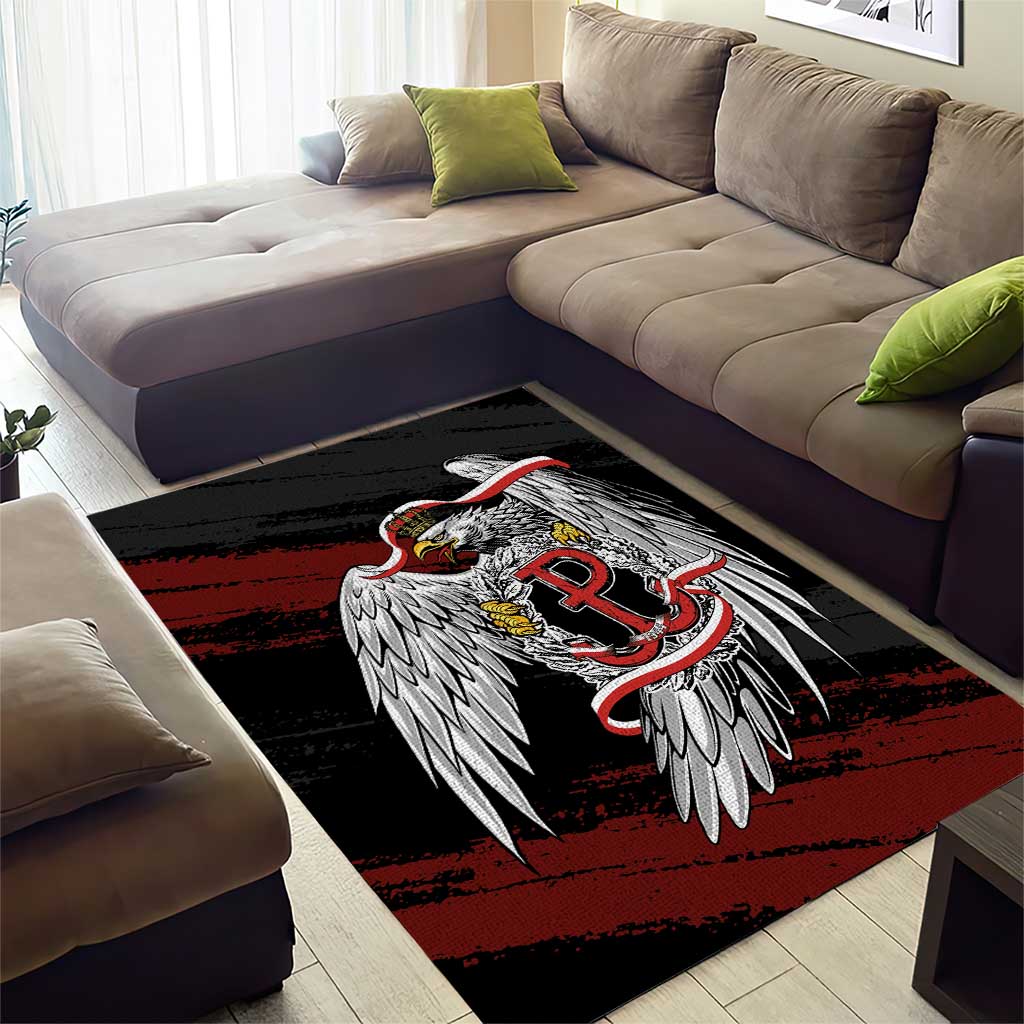 Polska Walczaca Crowned Eagle Area Rug Fighting Poland