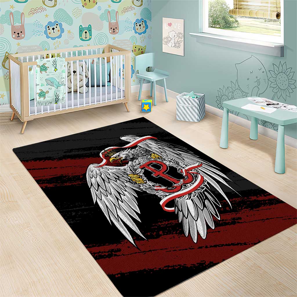 Polska Walczaca Crowned Eagle Area Rug Fighting Poland