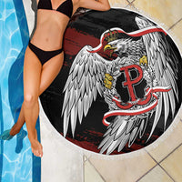 Polska Walczaca Crowned Eagle Beach Blanket Fighting Poland