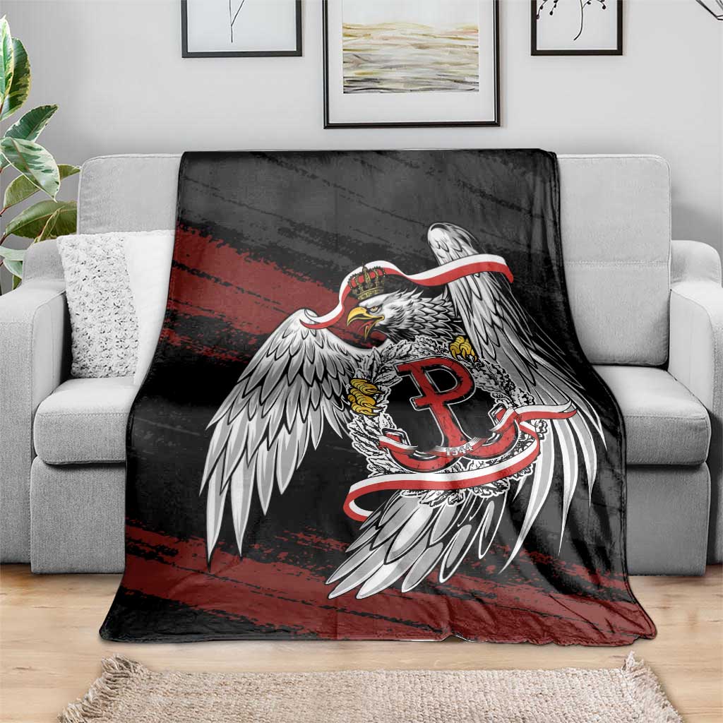 Polska Walczaca Crowned Eagle Blanket Fighting Poland