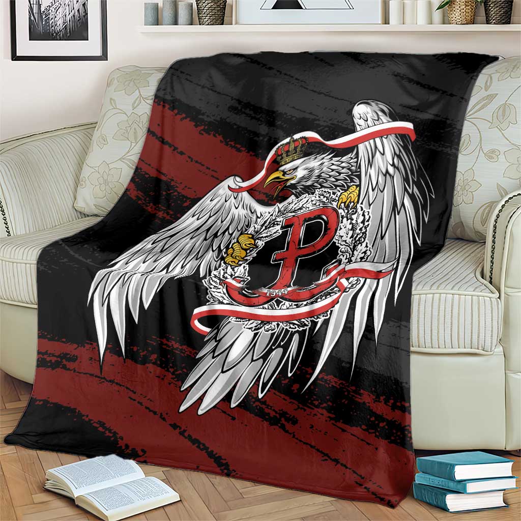 Polska Walczaca Crowned Eagle Blanket Fighting Poland