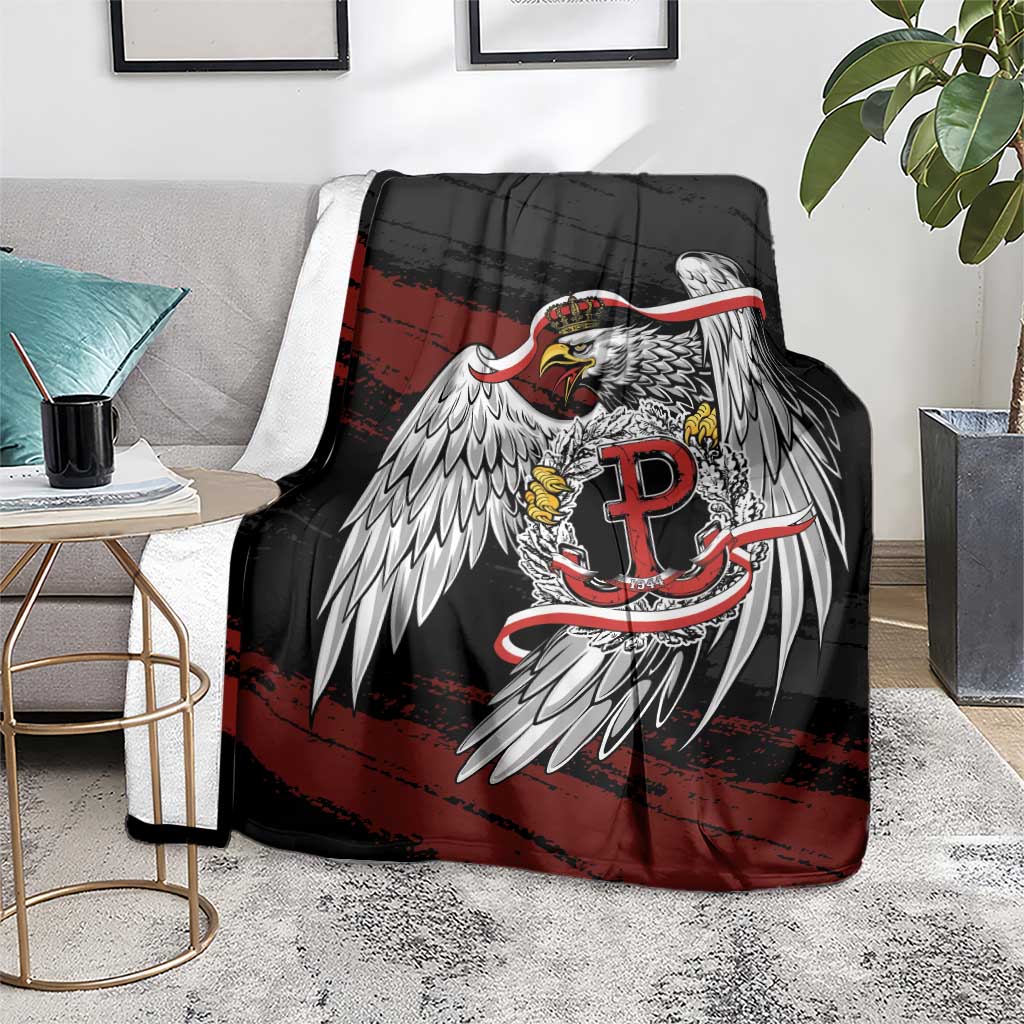 Polska Walczaca Crowned Eagle Blanket Fighting Poland