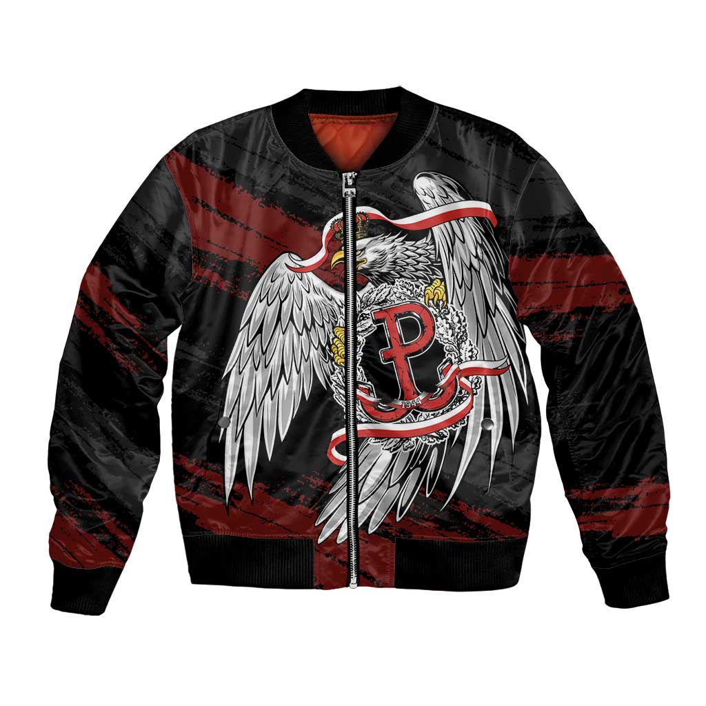 Polska Walczaca Crowned Eagle Bomber Jacket Fighting Poland