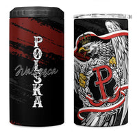 Polska Walczaca Crowned Eagle 4 in 1 Can Cooler Tumbler Fighting Poland