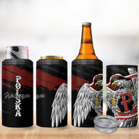 Polska Walczaca Crowned Eagle 4 in 1 Can Cooler Tumbler Fighting Poland