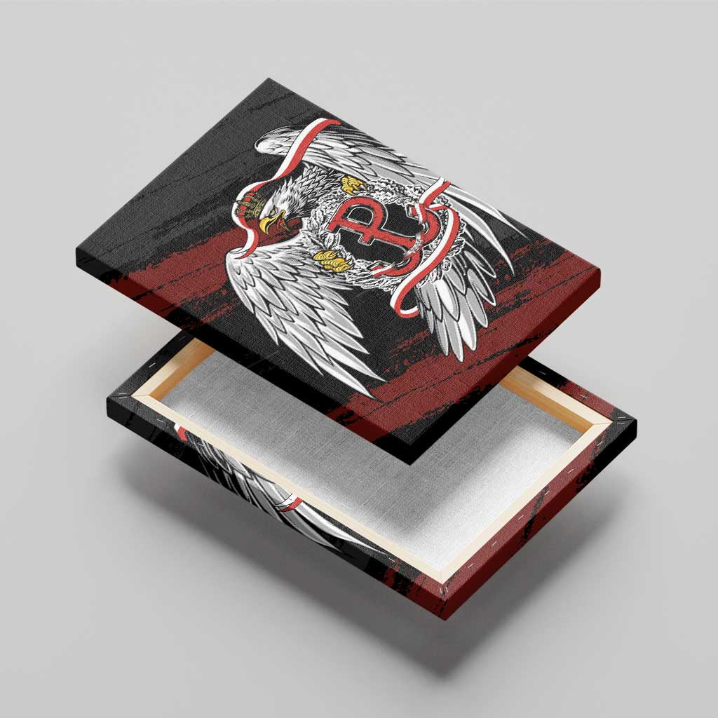 Polska Walczaca Crowned Eagle Canvas Wall Art Fighting Poland