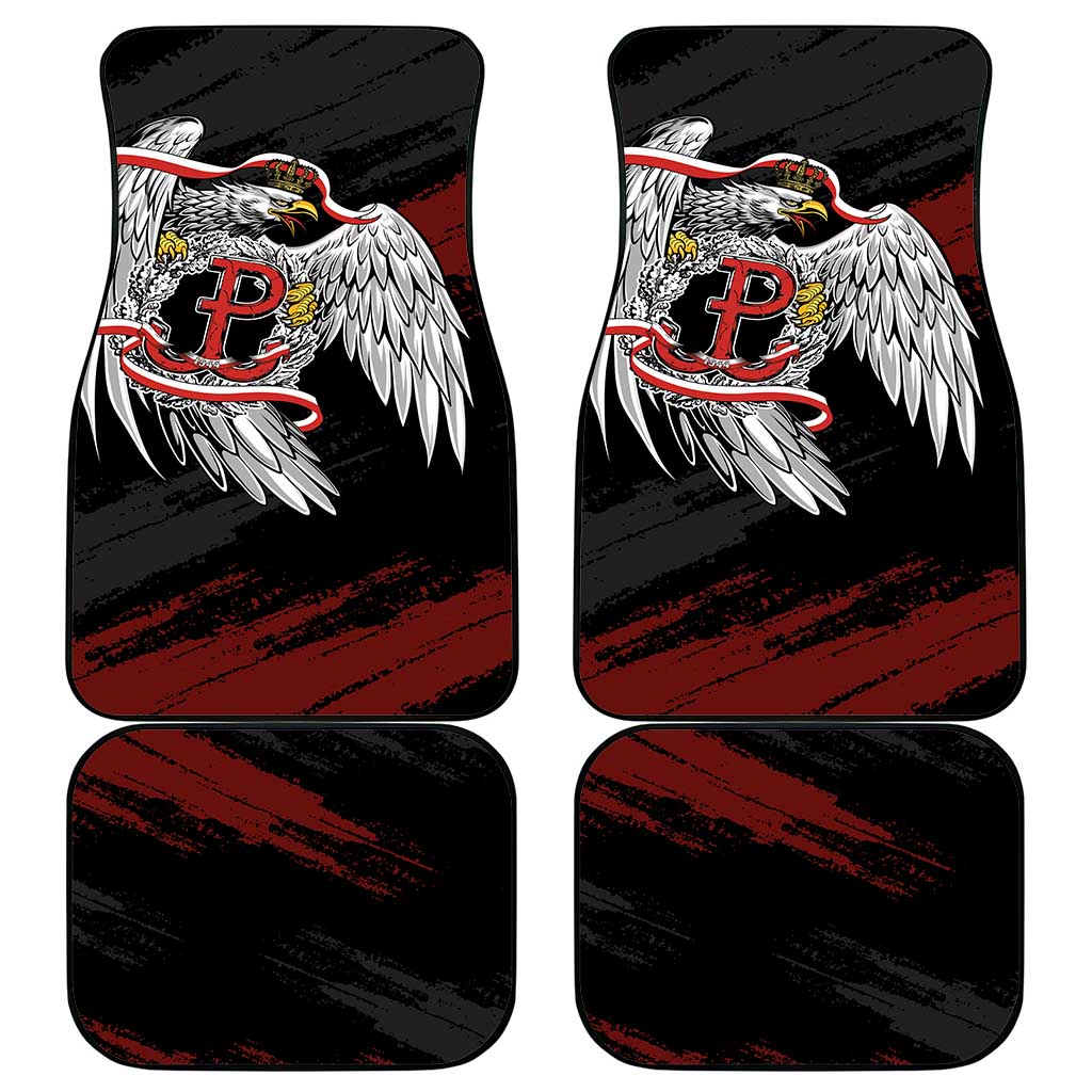Polska Walczaca Crowned Eagle Car Mats Fighting Poland