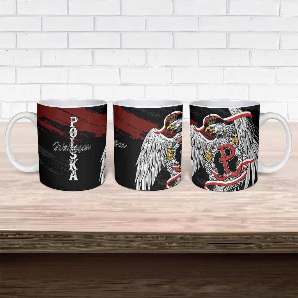 Polska Walczaca Crowned Eagle Ceramic Mug Fighting Poland