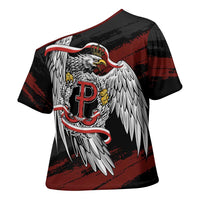 Polska Walczaca Crowned Eagle Cross Shoulder Shirt Fighting Poland