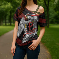 Polska Walczaca Crowned Eagle Cross Shoulder Shirt Fighting Poland