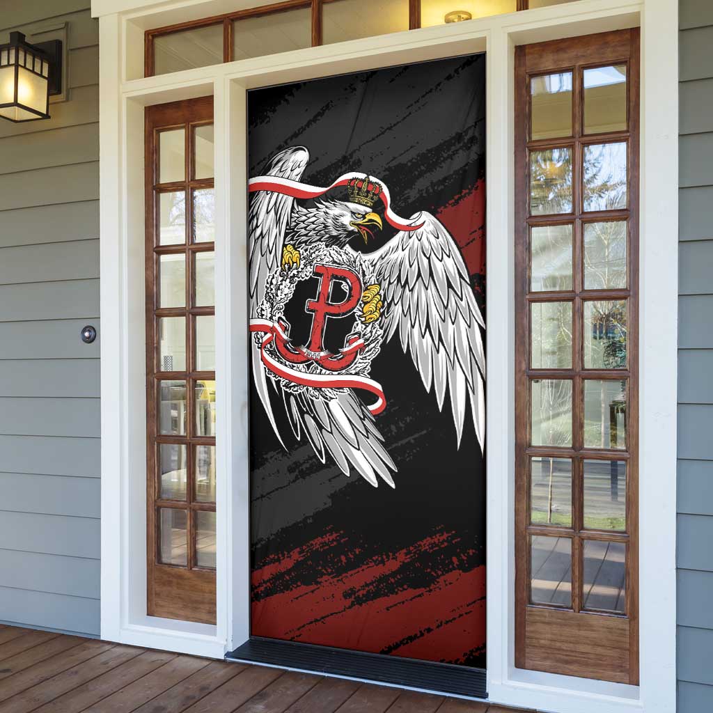 Polska Walczaca Crowned Eagle Door Cover Fighting Poland