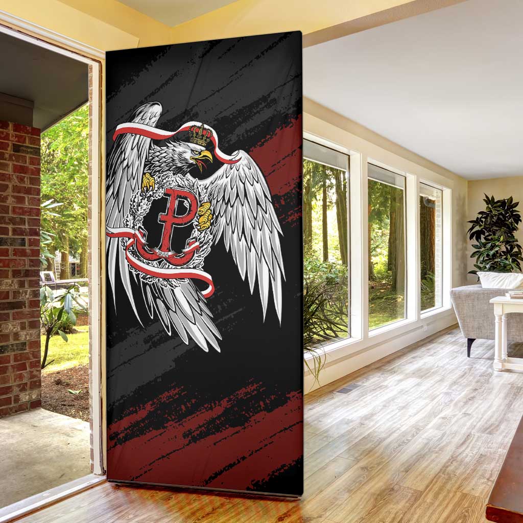 Polska Walczaca Crowned Eagle Door Cover Fighting Poland