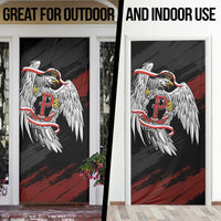 Polska Walczaca Crowned Eagle Door Cover Fighting Poland