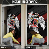 Polska Walczaca Crowned Eagle Door Cover Fighting Poland