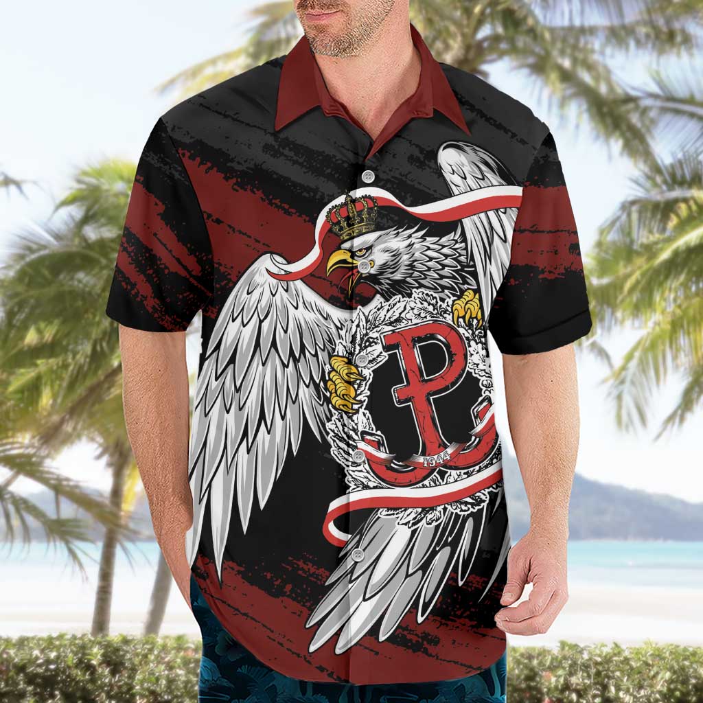 Polska Walczaca Crowned Eagle Hawaiian Shirt Fighting Poland