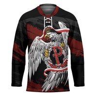 Polska Walczaca Crowned Eagle Hockey Jersey Fighting Poland