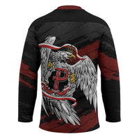 Polska Walczaca Crowned Eagle Hockey Jersey Fighting Poland