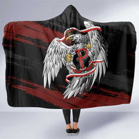 Polska Walczaca Crowned Eagle Hooded Blanket Fighting Poland