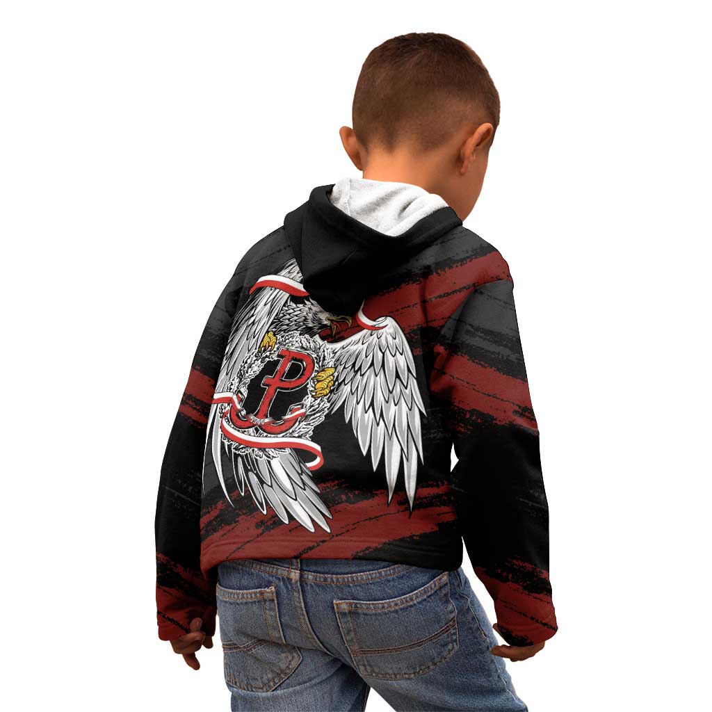 Polska Walczaca Crowned Eagle Kid Hoodie Fighting Poland