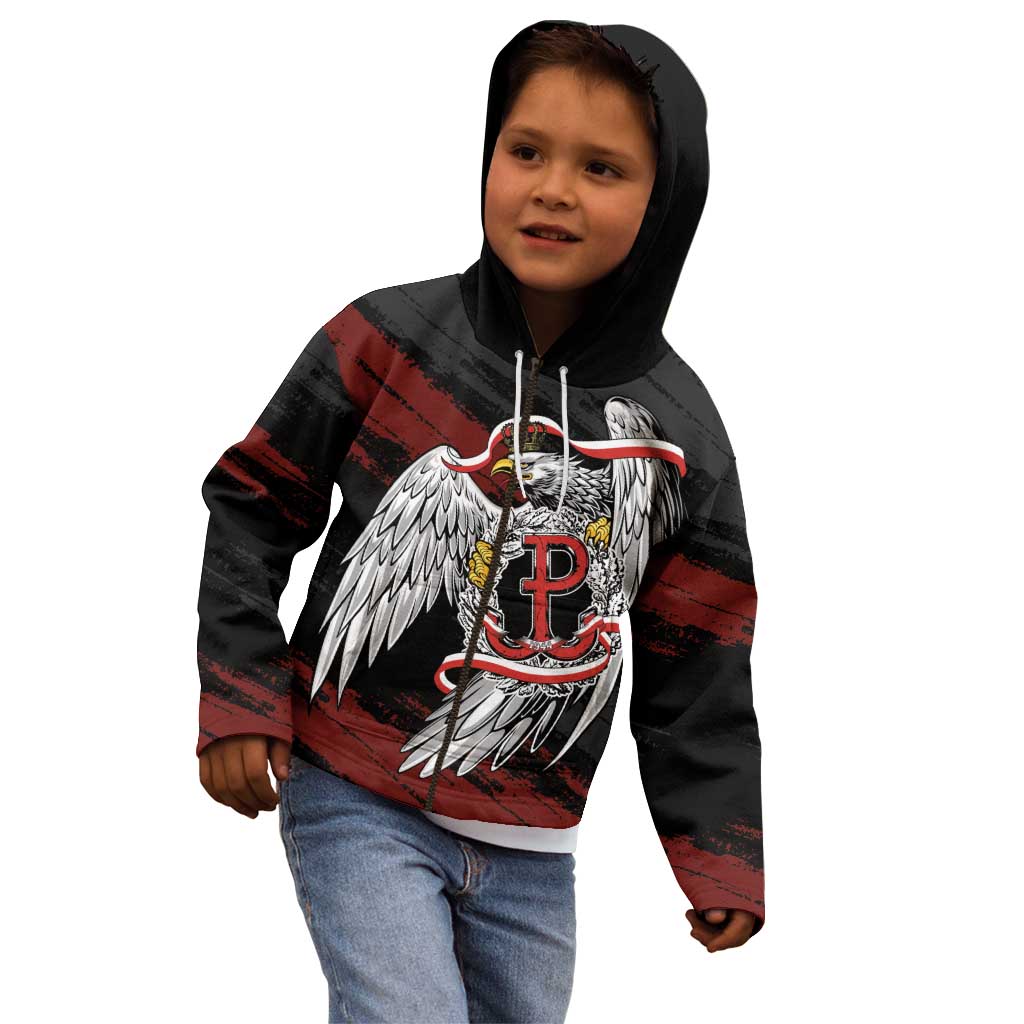 Polska Walczaca Crowned Eagle Kid Hoodie Fighting Poland