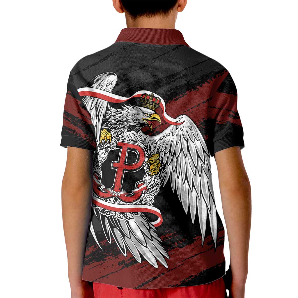 Polska Walczaca Crowned Eagle Kid Polo Shirt Fighting Poland