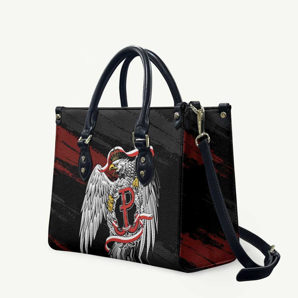 Polska Walczaca Crowned Eagle Leather Bag Fighting Poland