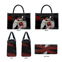 Polska Walczaca Crowned Eagle Leather Bag Fighting Poland