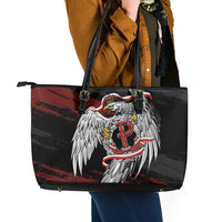 Polska Walczaca Crowned Eagle Leather Tote Bag Fighting Poland
