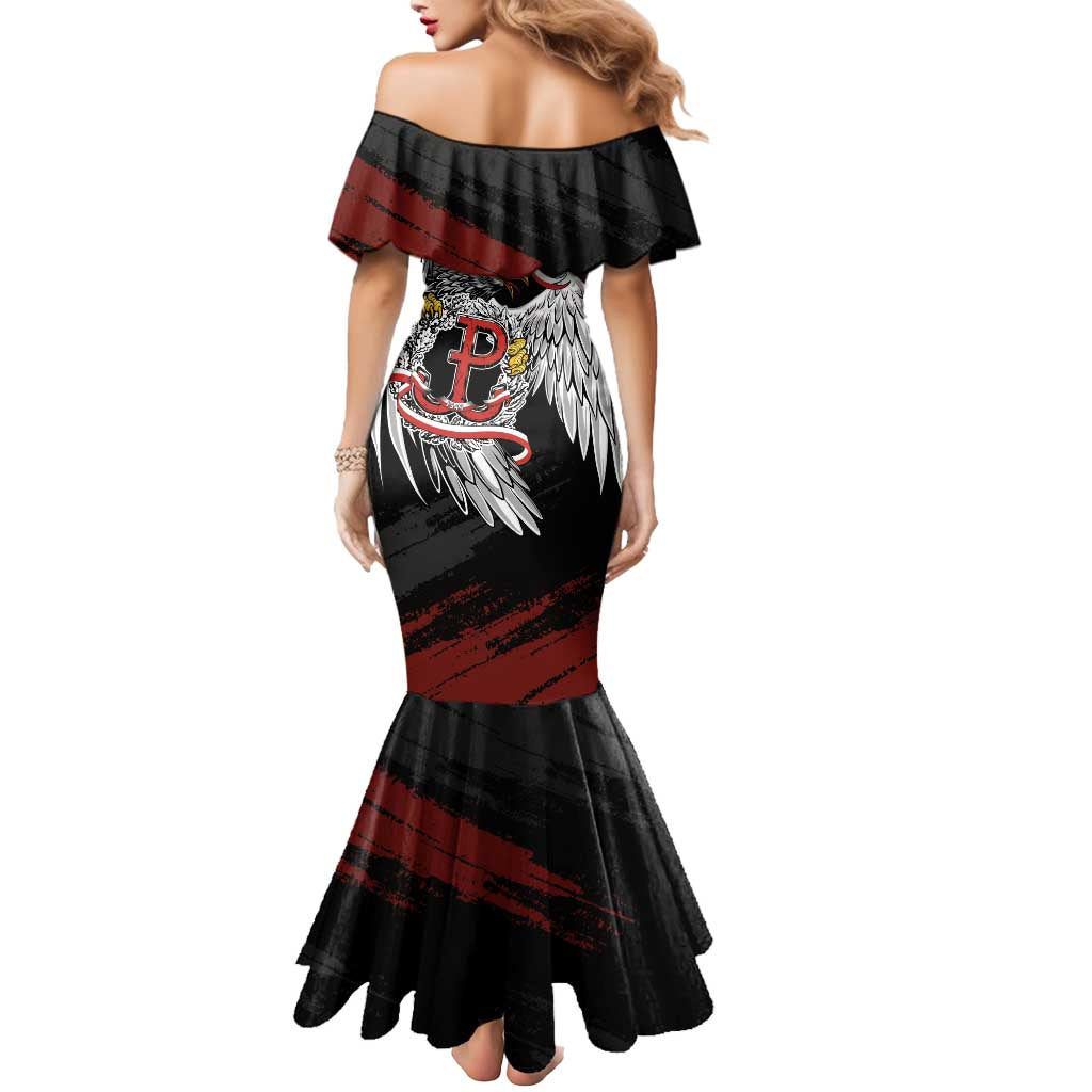 Polska Walczaca Crowned Eagle Mermaid Dress Fighting Poland