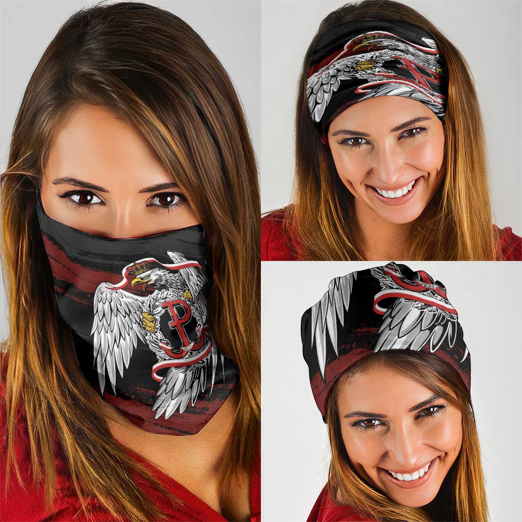 Polska Walczaca Crowned Eagle Neck Gaiter Fighting Poland