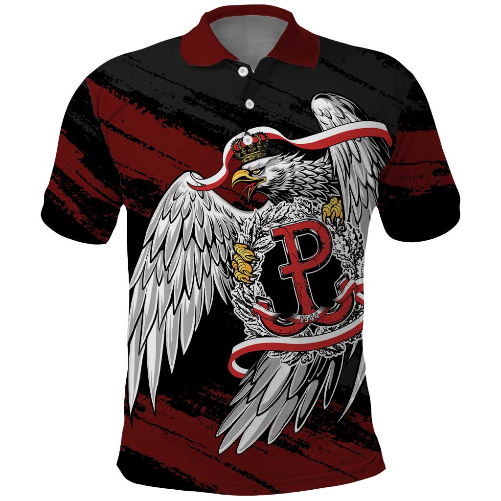 Polska Walczaca Crowned Eagle Polo Shirt Fighting Poland