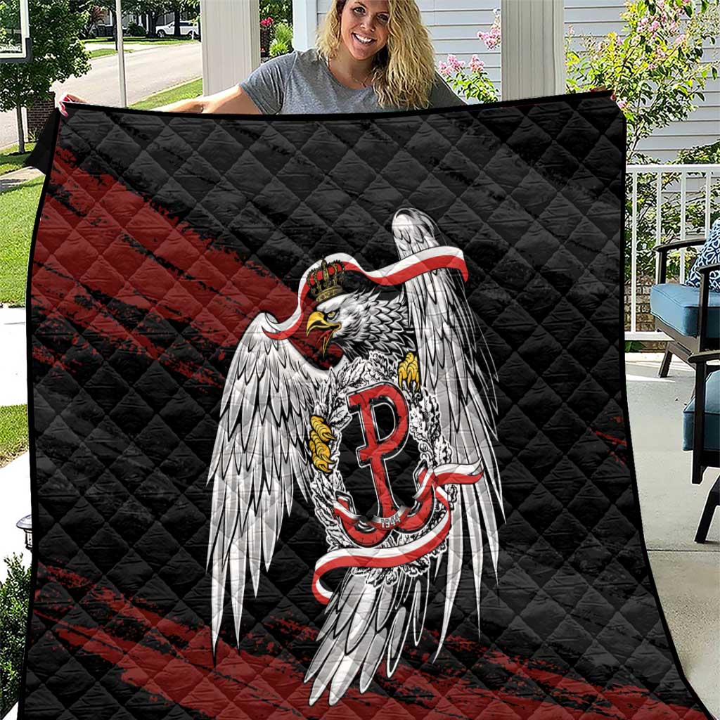 Polska Walczaca Crowned Eagle Quilt Fighting Poland