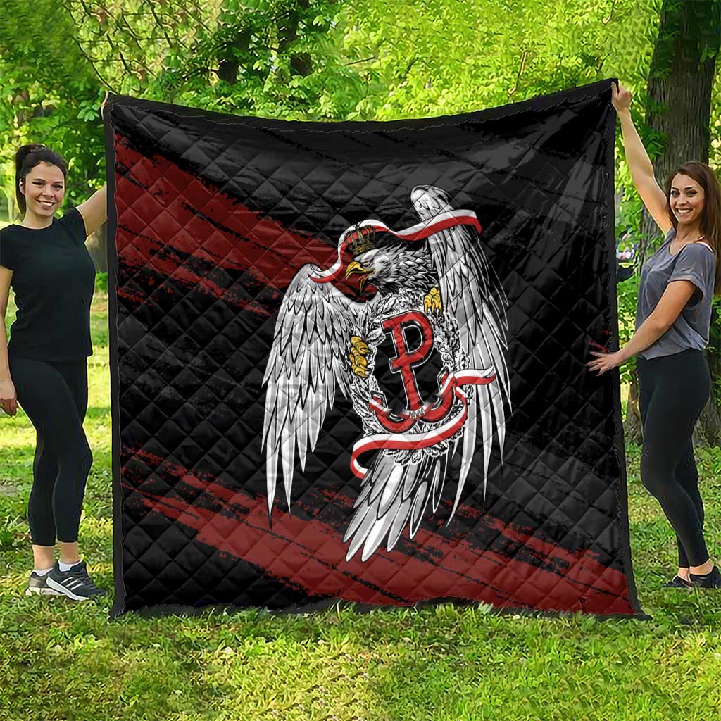 Polska Walczaca Crowned Eagle Quilt Fighting Poland