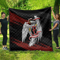 Polska Walczaca Crowned Eagle Quilt Fighting Poland