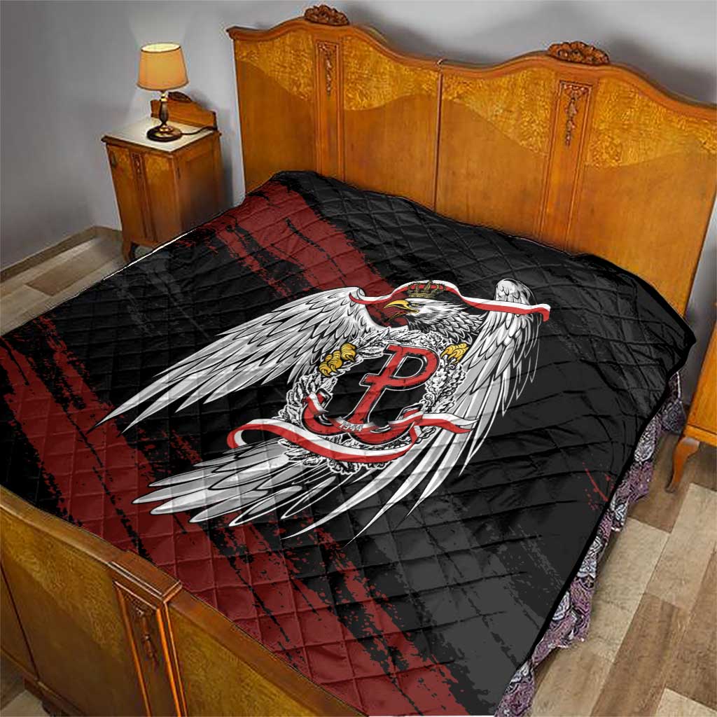 Polska Walczaca Crowned Eagle Quilt Fighting Poland