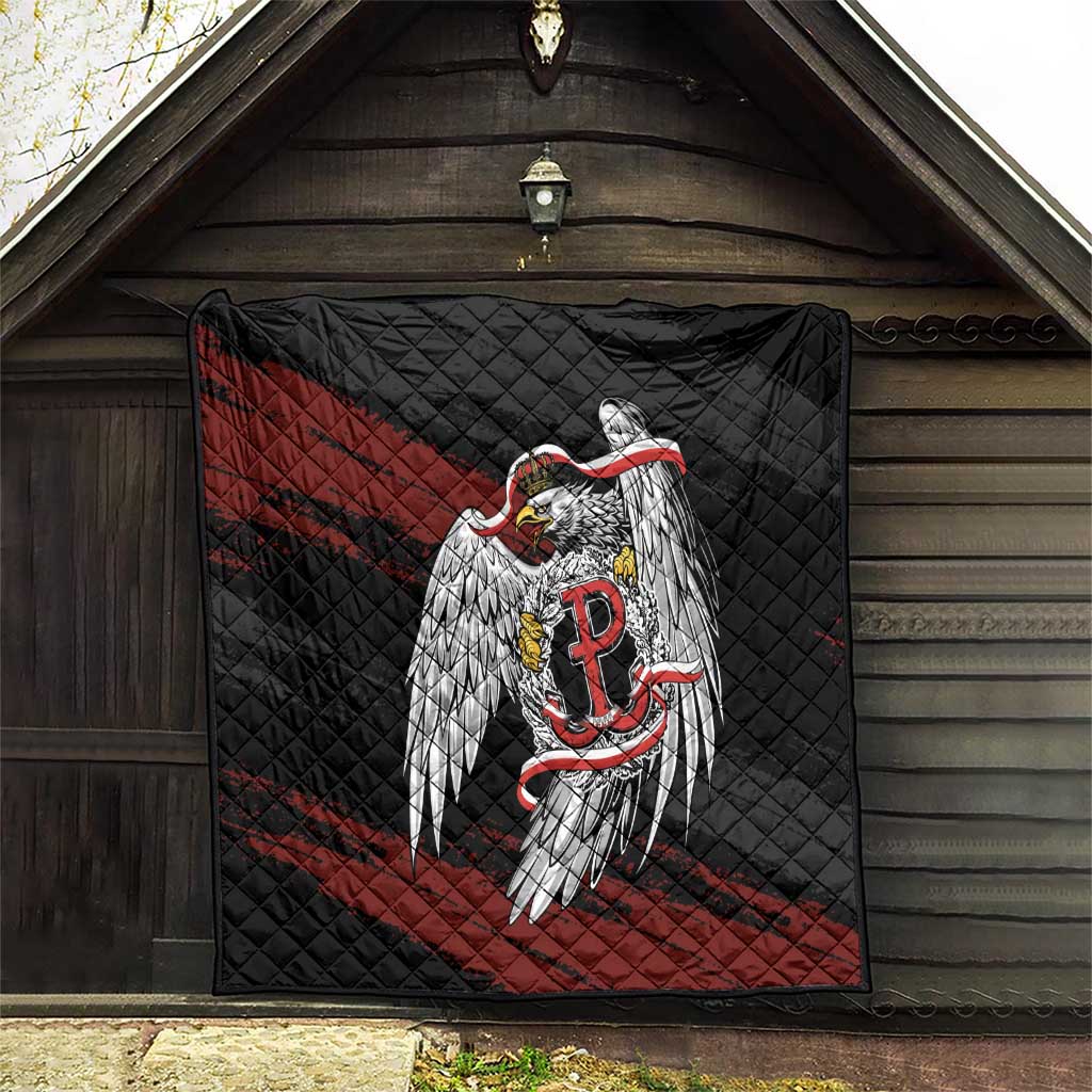 Polska Walczaca Crowned Eagle Quilt Fighting Poland