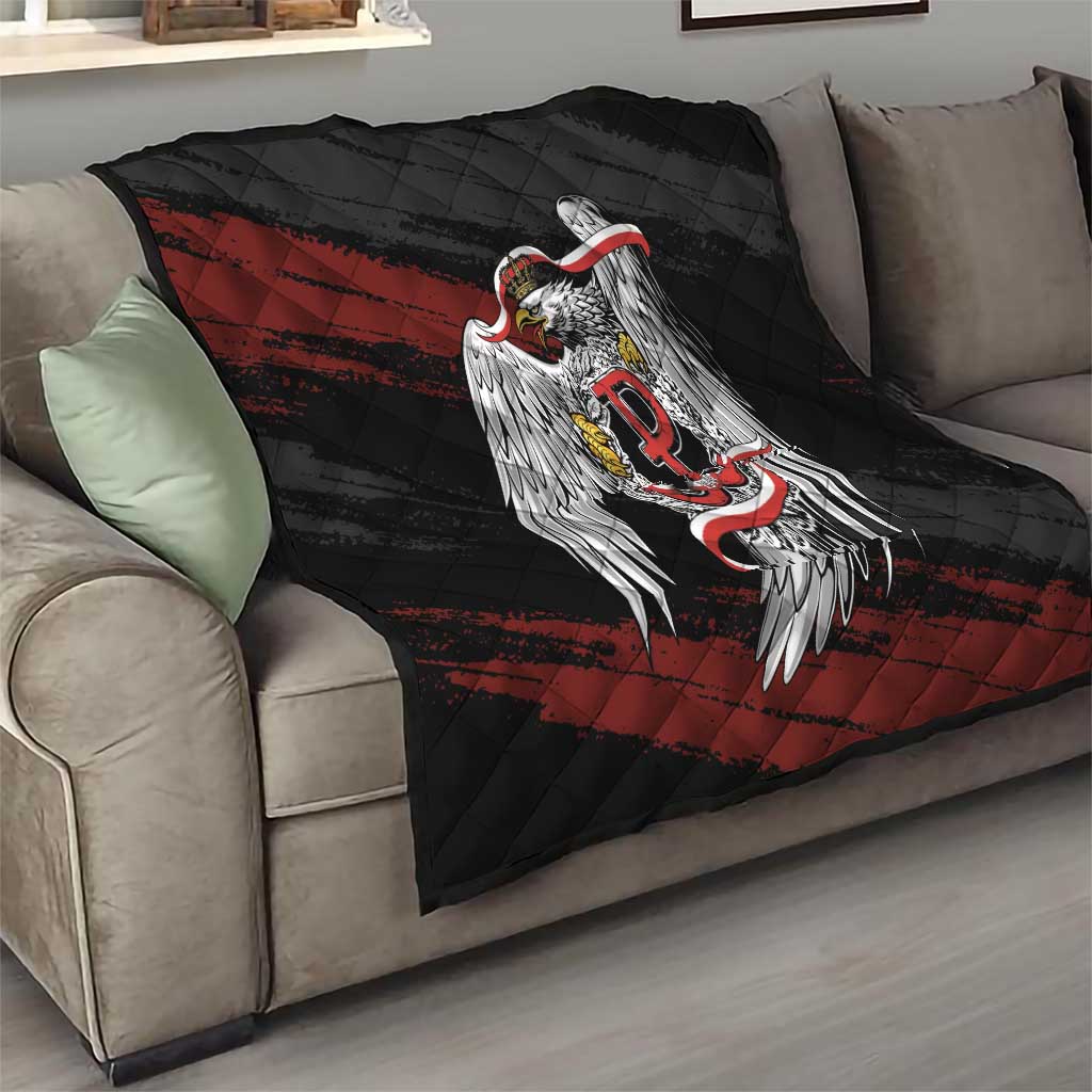 Polska Walczaca Crowned Eagle Quilt Fighting Poland